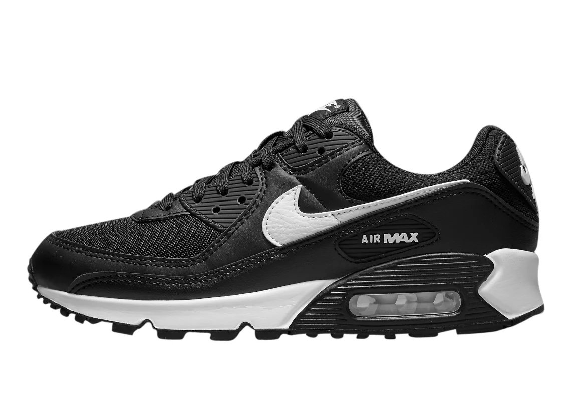 Women's Nike Air Max 90 Black/White-Black (DH8010 002) - 8.5