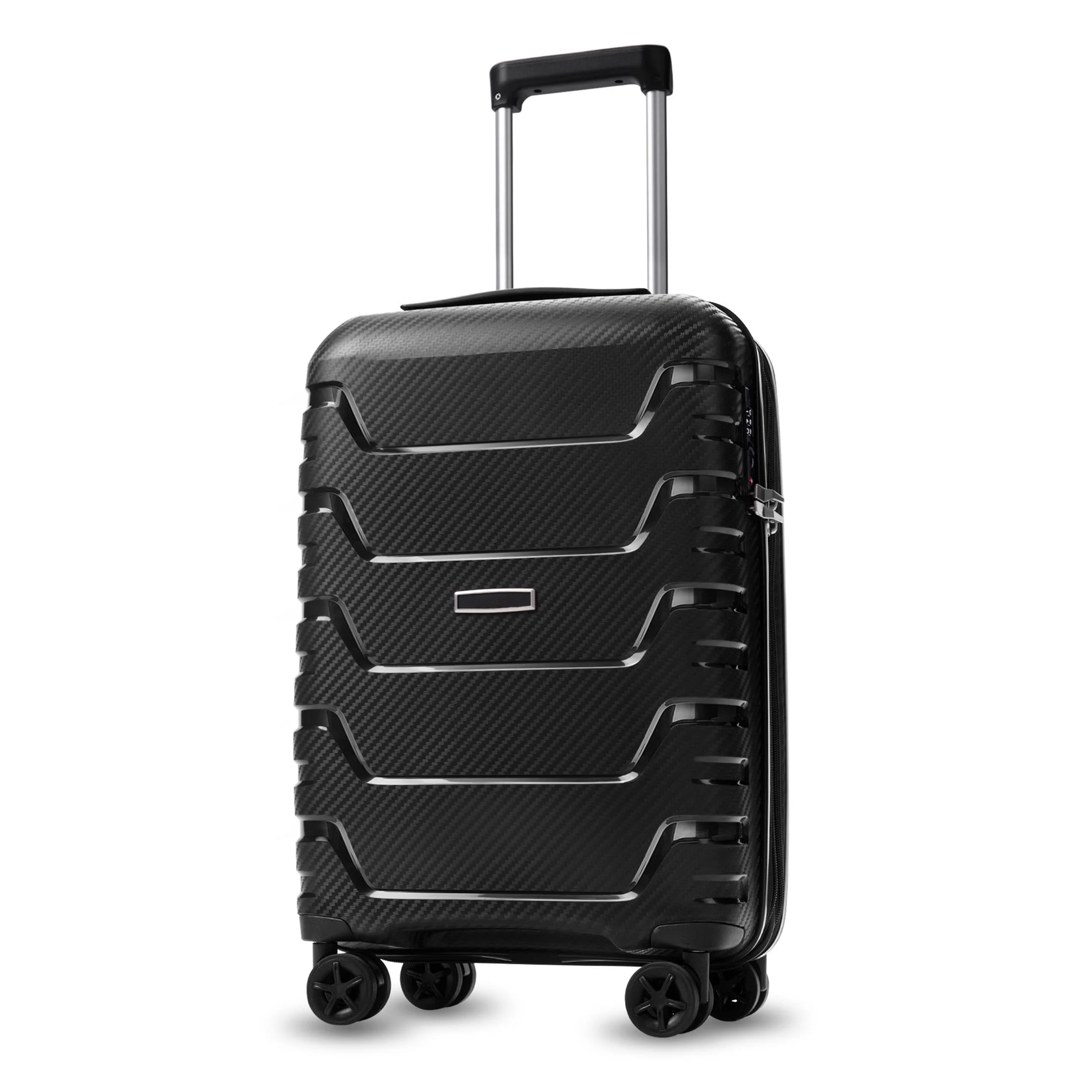 LUGGEX Carry on Luggage, Hardshell Expandable Suitcase with Wheels and High Rebound Toughness