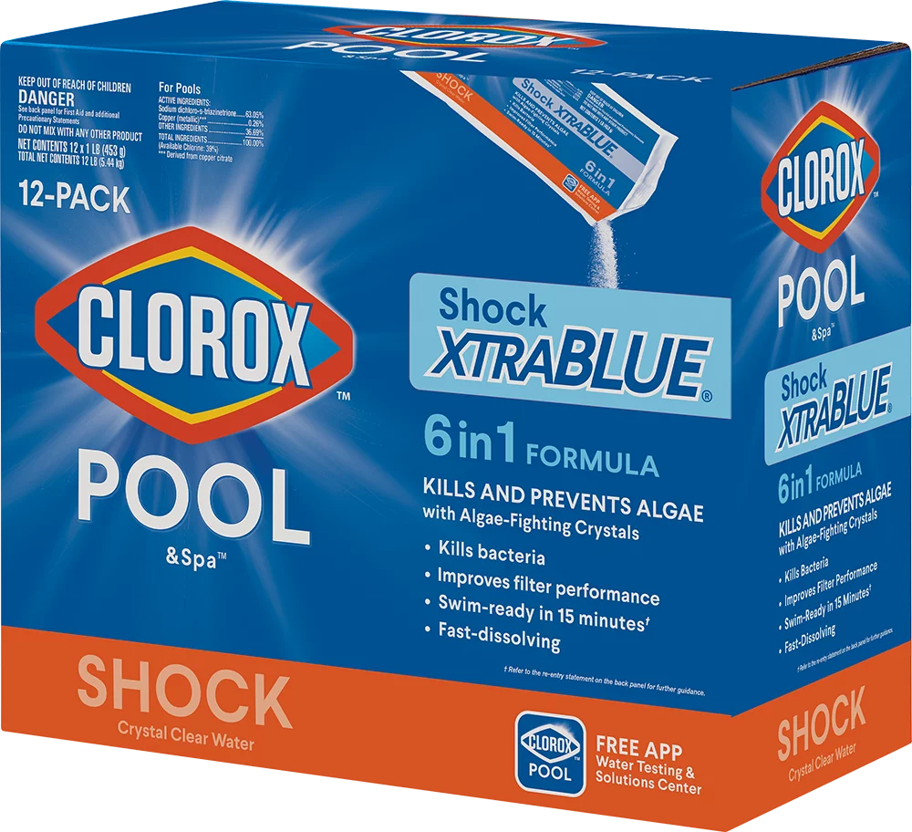 Clorox Pool&Spa Shock Xtra Blue Pool Shock for Swimming Pools