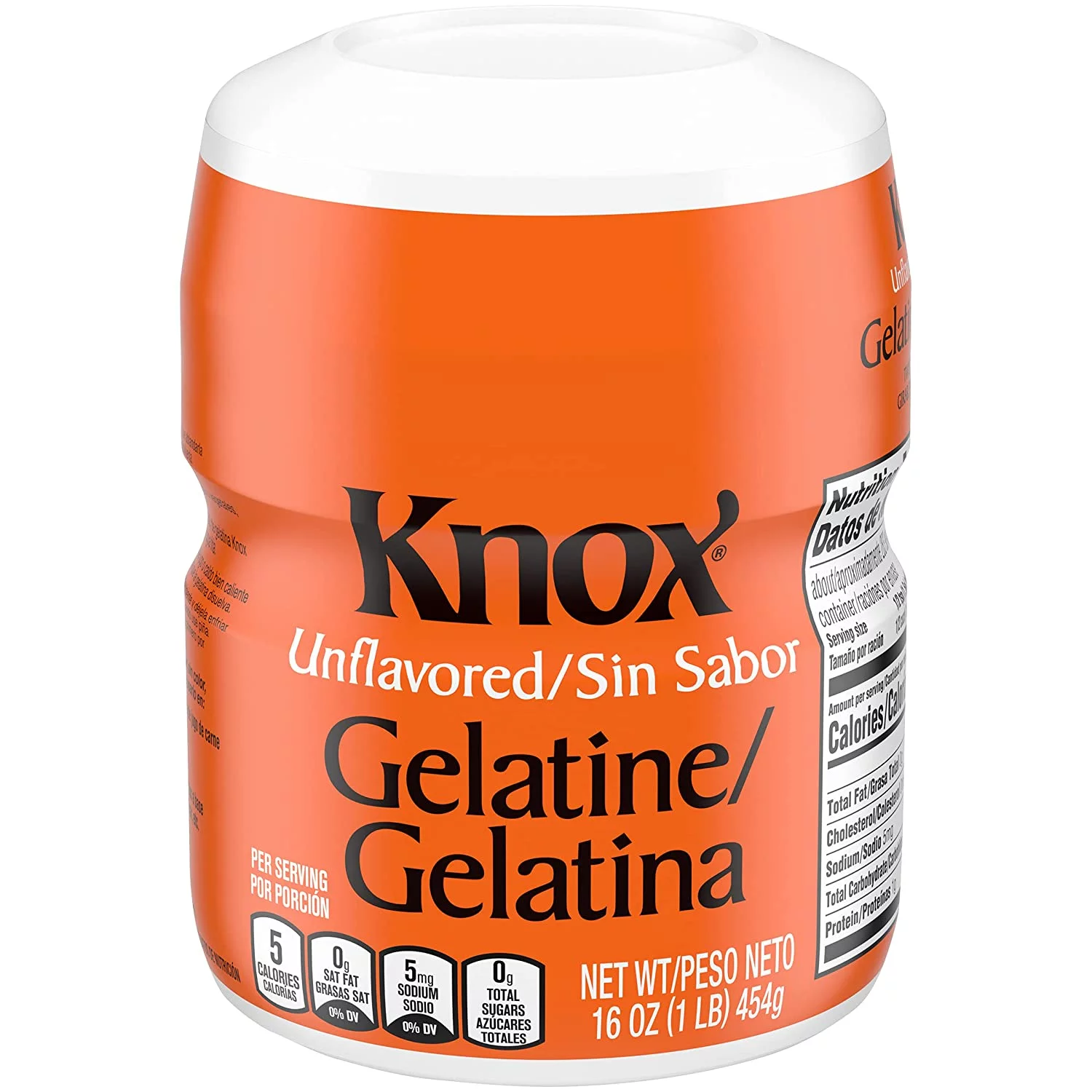 Knox Unflavored Gelatin Mix (Bulk) Container, 16 OZ, 1 Count