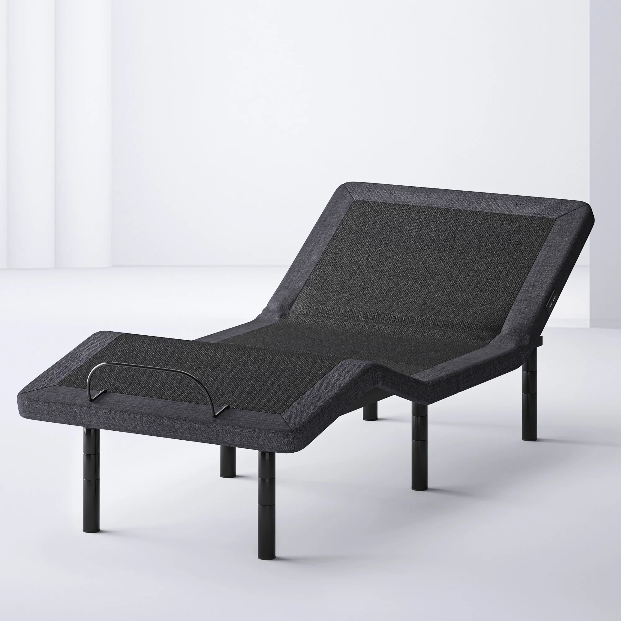 SogesPower Twin Size Ergonomic Electric Adjustable Bed Base:USB Ports, Nightlight & Wireless Remote Control,Memory Pre-Sets