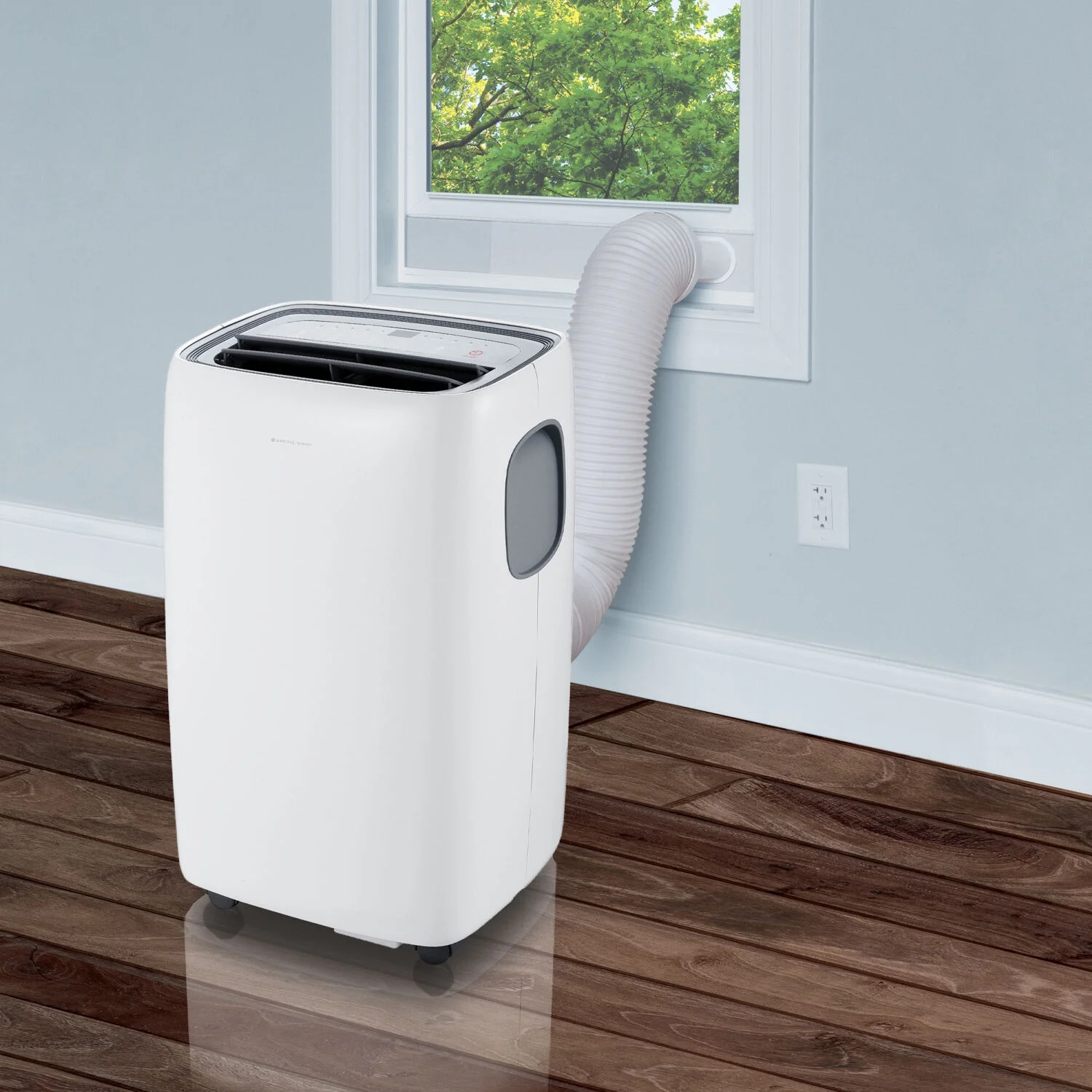 Arctic Wind 13,000 BTU Portable Air Conditioner with Wheels | for Rooms up to 450 Sq.ft.