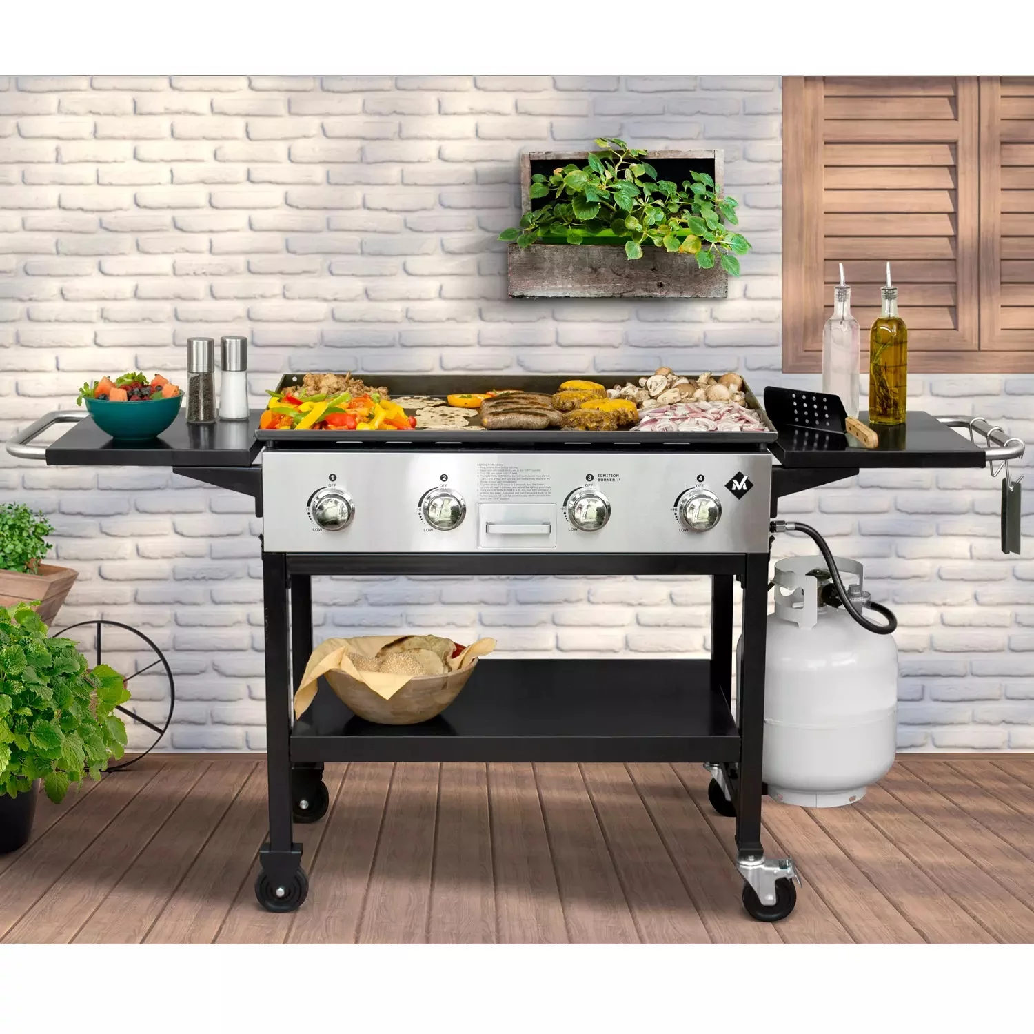 GR2298901-4-Burner Outdoor Gas Griddle