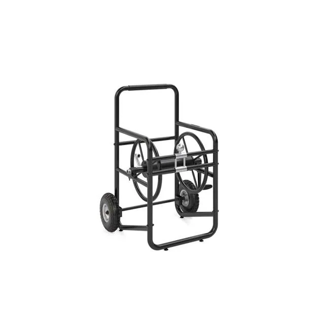 200 ft. Pro Hose Reel Cart Black Steel