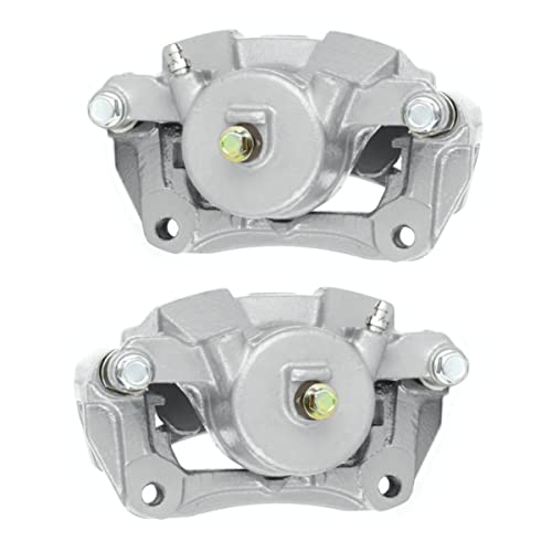 AutoShack Front Brake Calipers Assembly Pair Set of 2 Driver and Passenger Side Replacement for 2004-2008 Chevrolet Malibu 2006-2011 HHR 2006-2008 Pontiac G6 2.0L 2.2L 2.4L 3.5L 3.6L 3.9L FWD BC2902PR