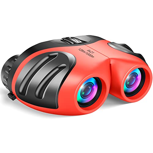LET'S GO! Binocular for Kids, Compact High Resolution Shockproof Binoculars