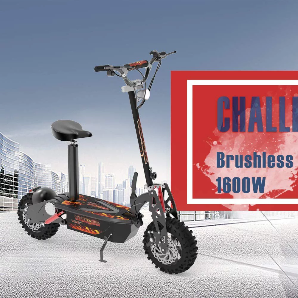 SKRT Electric Scooter Brushlessr 1600W and 1000W 36V Long-Range Battery Foldable Easy Carry Portable Design, Adult Electric Scooter Commuter Scooter (1600 Watt)