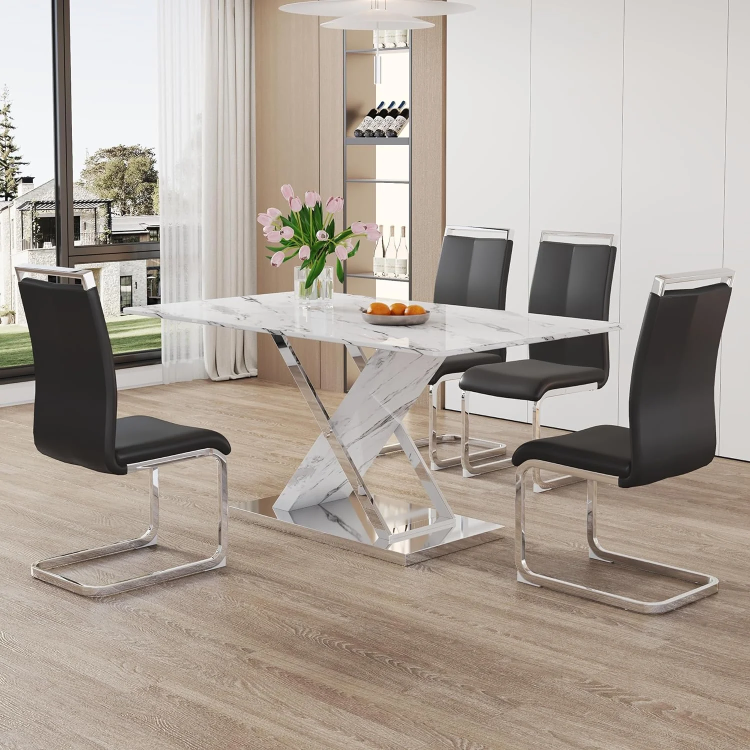 Sumdeal Dining Table Set for 4,Dining Room Table Set 63