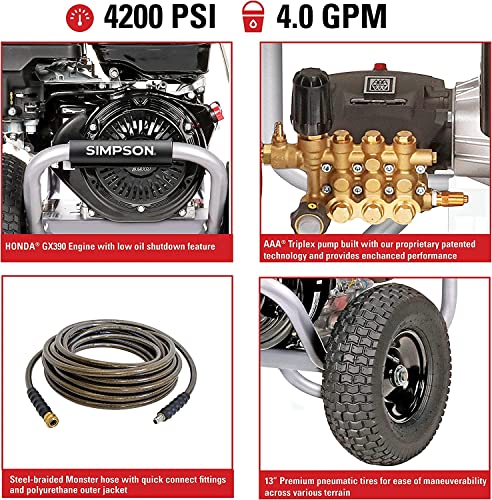 SIMPSON Cleaning PowerShot PSI Gas Pressure Washer