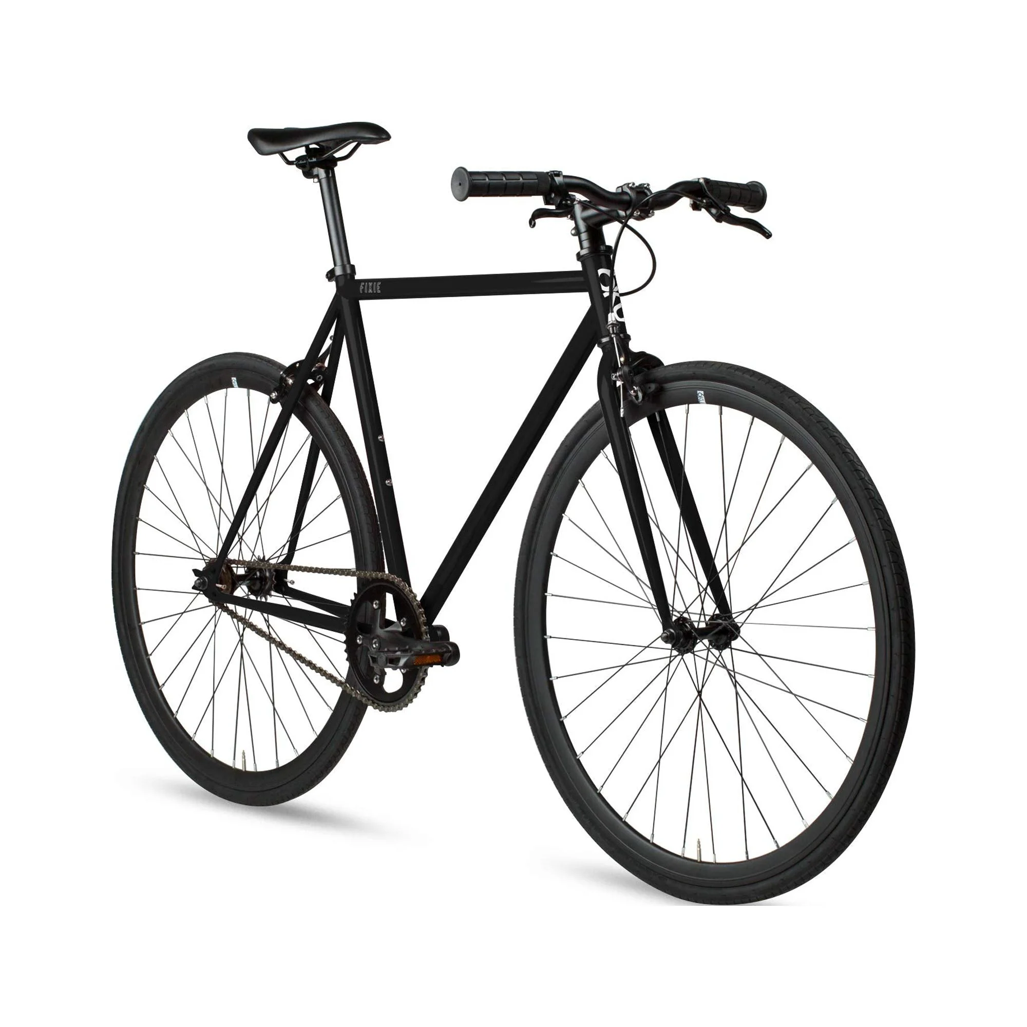 6KU Fixed Gear Single Speed Urban Fixie Road Bike, Slate L/55cm