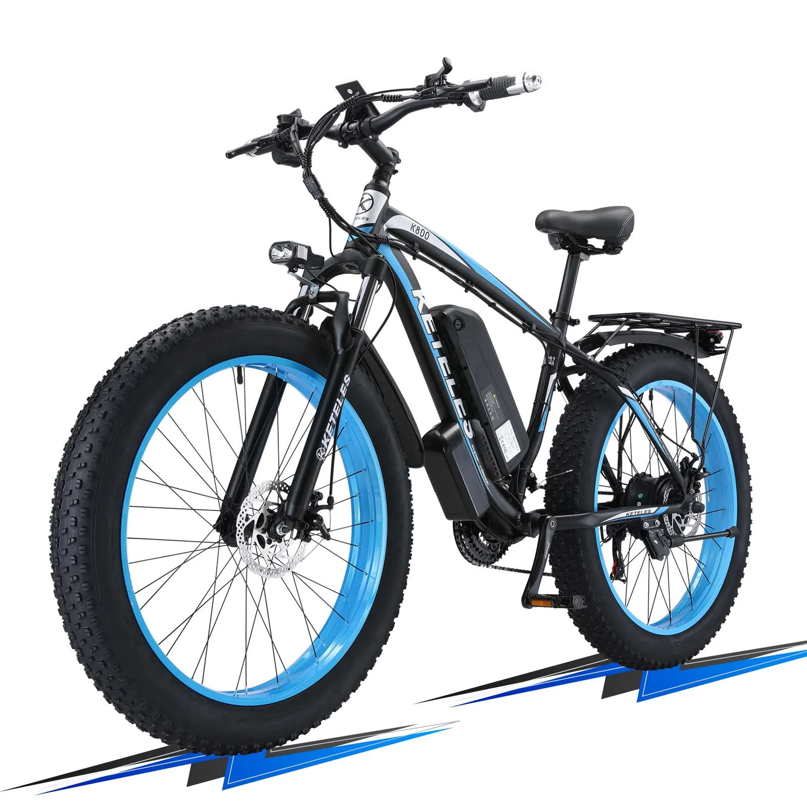 KETELES Electric Bike for Adults Ebike, 750W Adults E Bike, Electric Mountain Bicycle 48V 13AH Removable Battery, 26