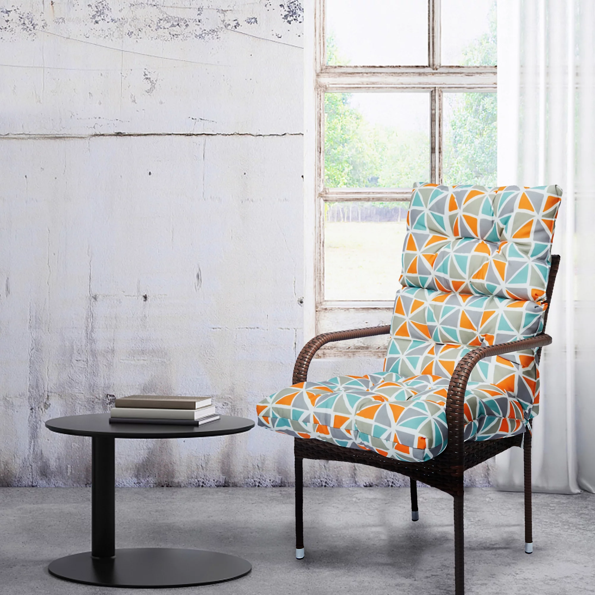 High Back Chair Cushion(4 Pack) for Patio Garden Decor 44