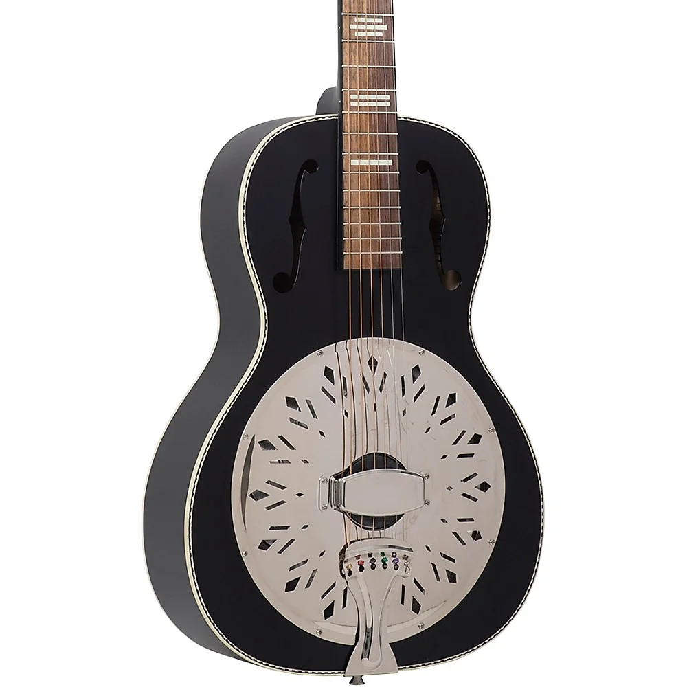 Recording King Dirty 30s Resonator Guitar Satin Black