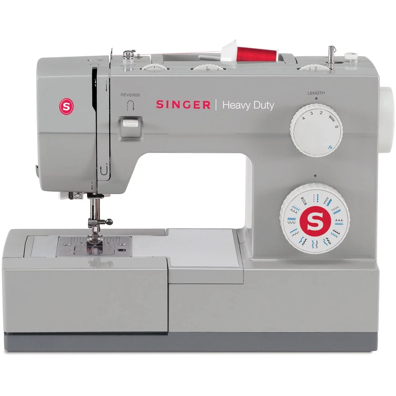 SINGER® Heavy Duty 4423 Sewing Machine with 97 Stitch Applications: Perfect for Sewing All Types of Fabrics with Ease, Even Leather!