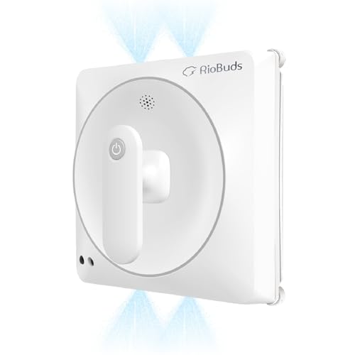 Taiwan Window Cleaning Robot RS7 Plus - Front & Back Dual Jets, Compatible with Wet Pad, 4300PA Suction, Edge Detection, Edge Cleaning Mode