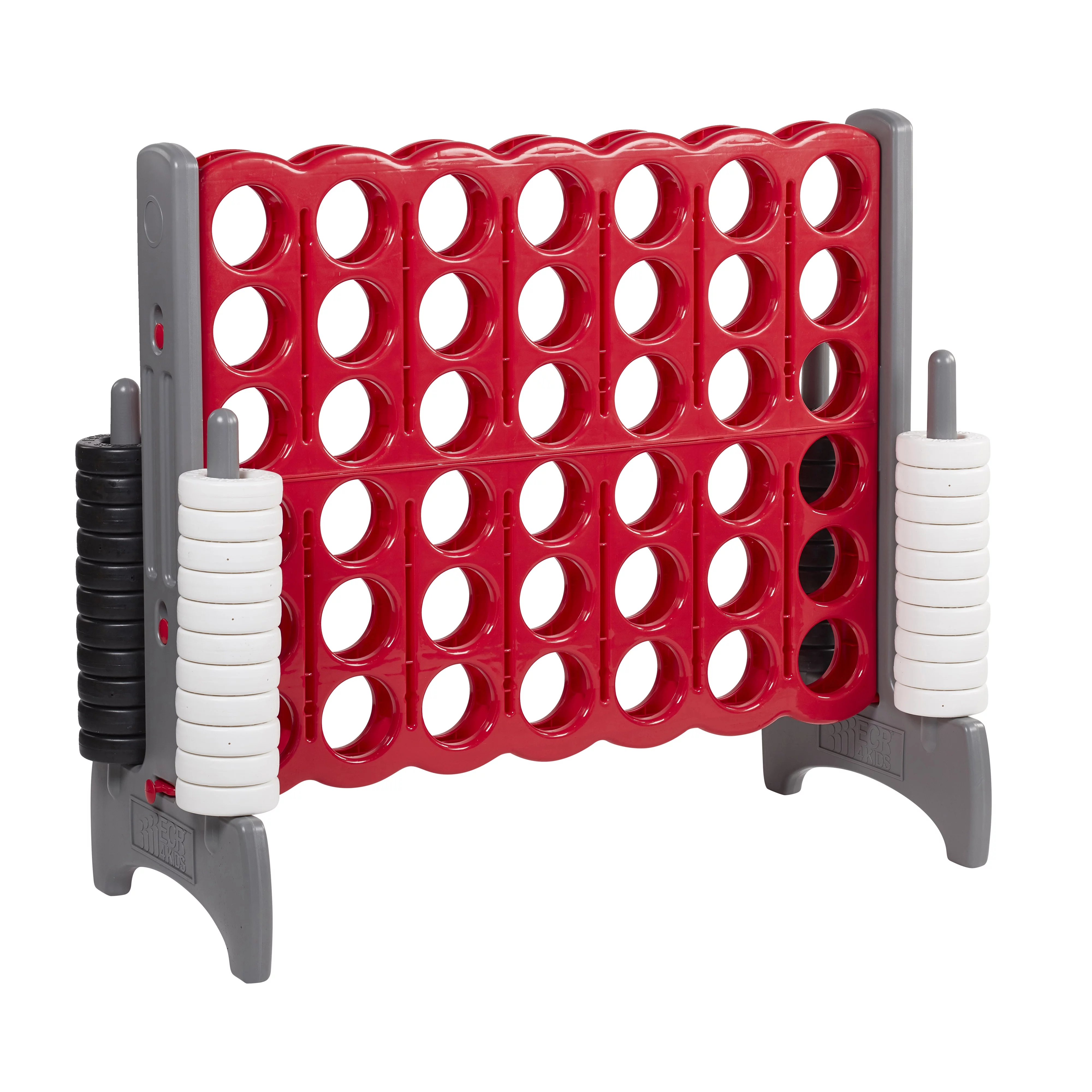 ECR4Kids Jumbo 4-To-Score, Giant Game, Red/Grey