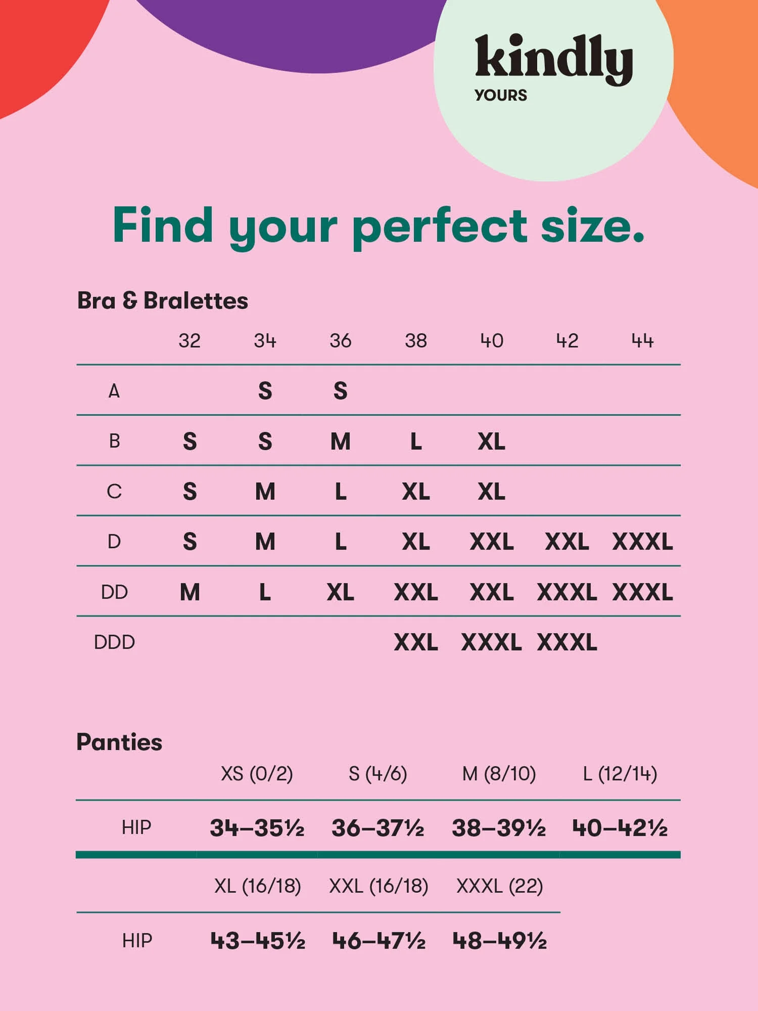 Kindly Yours Women’s Sustainable Cotton Hi-Cut Underwear, 3-Pack, Sizes XS to XXXL