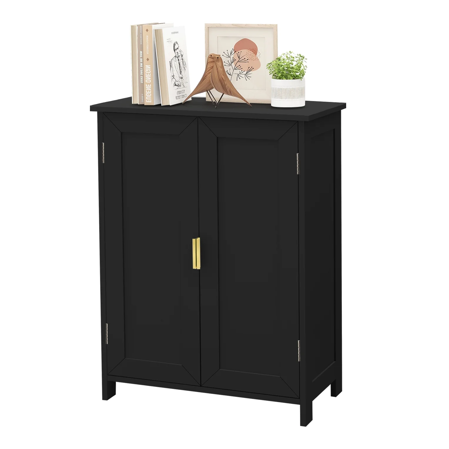 Bathroom Storage Cabinet,Bathroom Cabinets Freestanding With 2 Doors,Towel Cabinet For Bathroom Floor Cabinet,Restroom Cabinet,Small Storage Cabinet For Office,Restaurant,Living Room