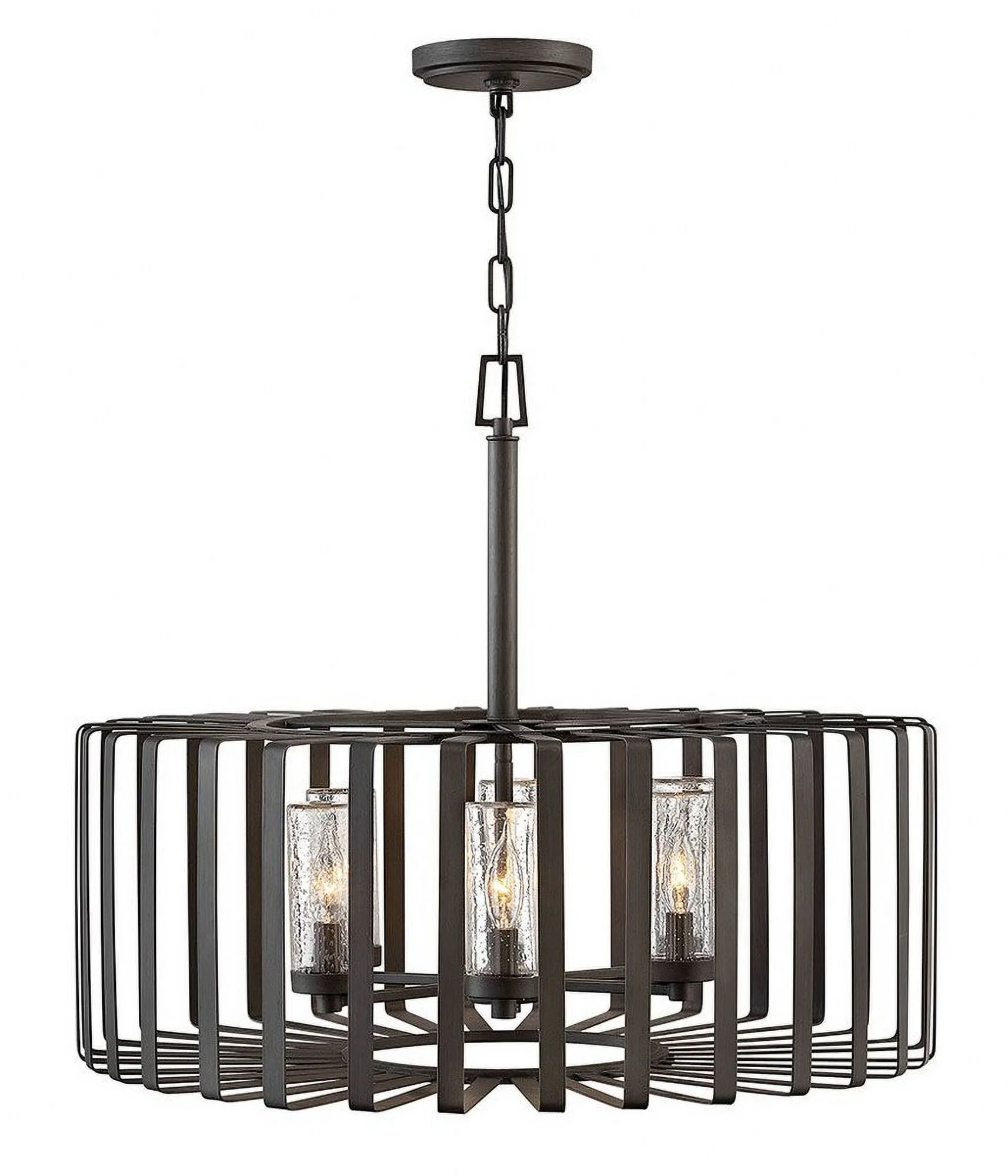 6 Light Outdoor Large Chandelier in Transitional Style 28.25 inches Wide By 23 inches High-Incandescent Lamping Type Bailey Street Home 81-Bel-3088231