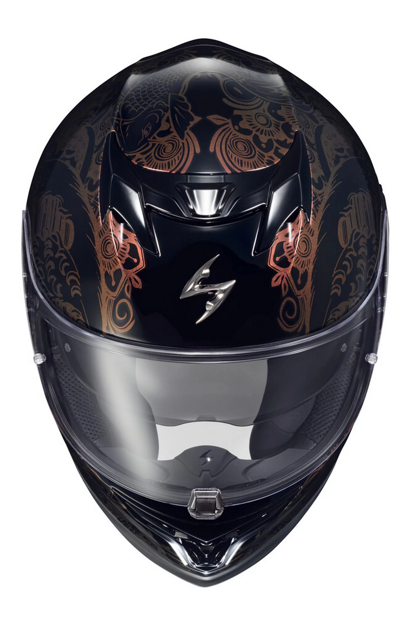 Scorpion EXO-T520 Nama-Sushi Motorcycle Helmet Black/Chamaleaon LG