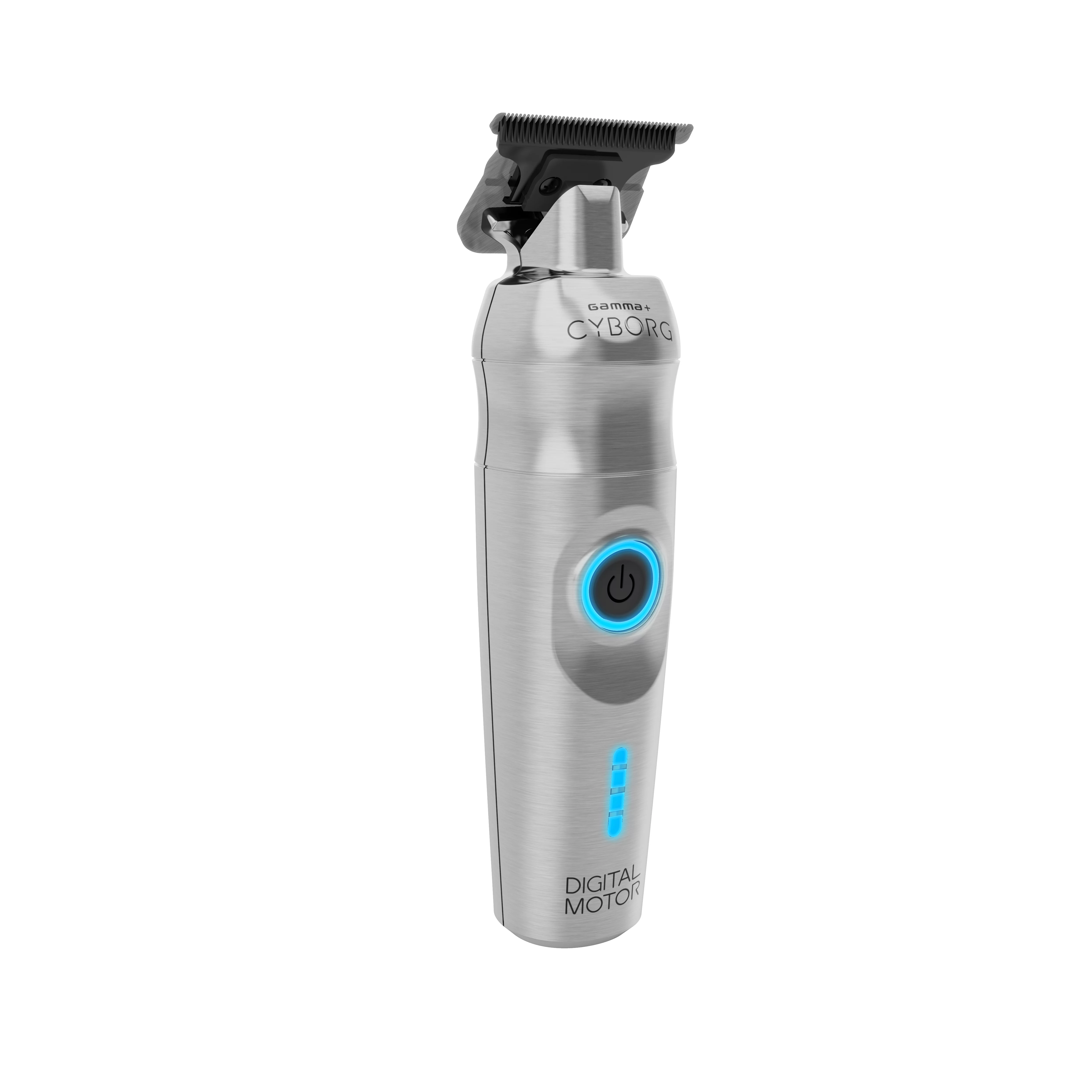 GAMMA+ Cyborg Professional Metal Hair Trimmer with Digital Brushless Motor