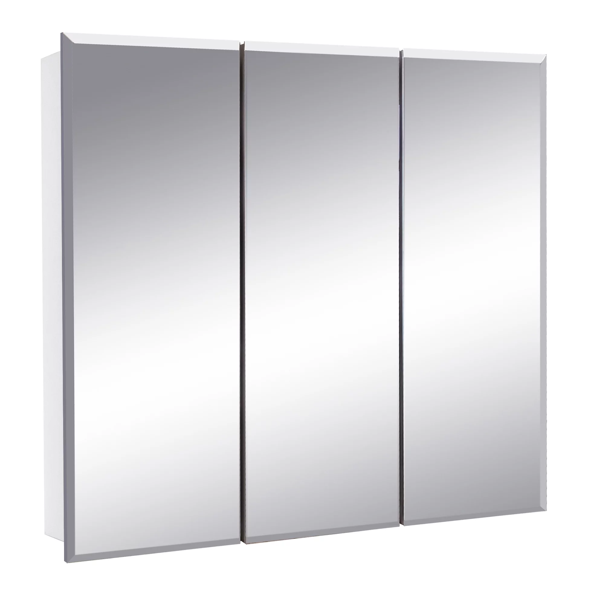 Cyprus Medicine Cabinet 24.5-Inch – Durable Pre-Assembled – Bathroom Wall Cabinet with Frameless Mirrored Doors – 4.4