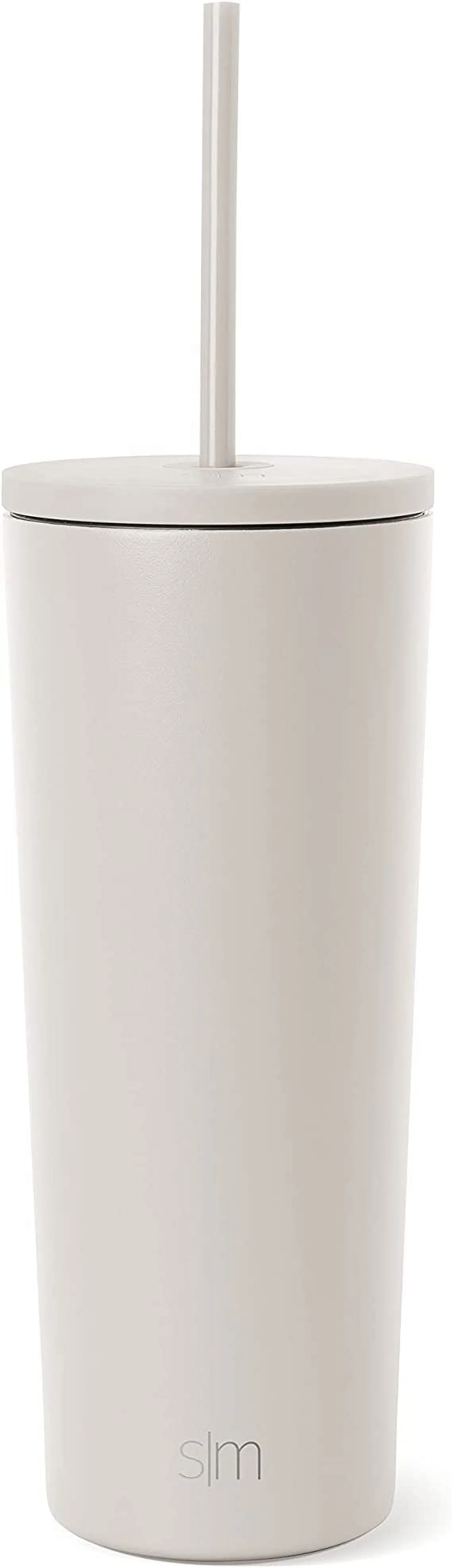 Simple Modern 24 fl oz Stainless Steel Classic Tumbler with Lid and Straw| Almond Birch
