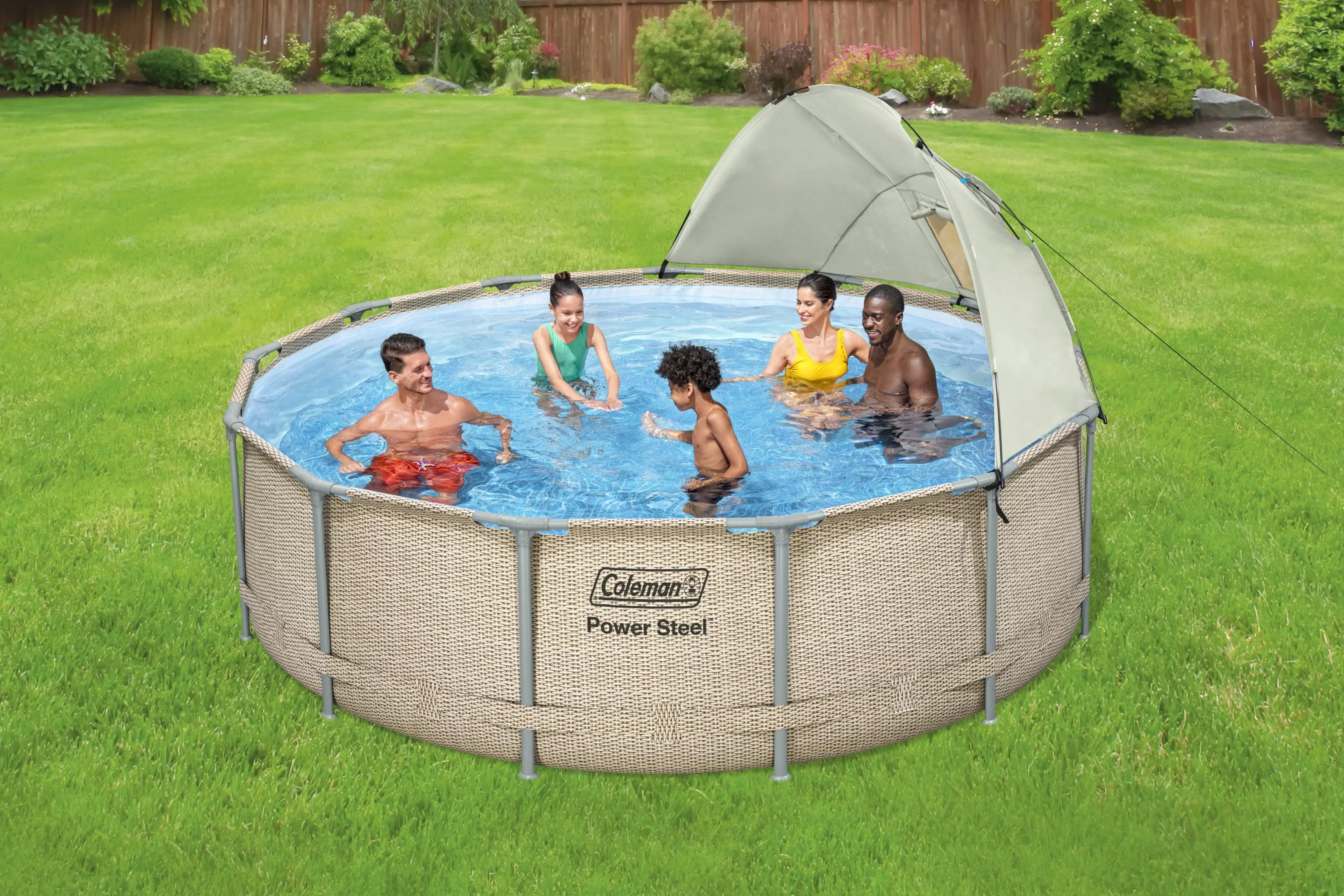 Coleman Power Steel Circle 13ft. x 42in. Deep Above Ground Pool