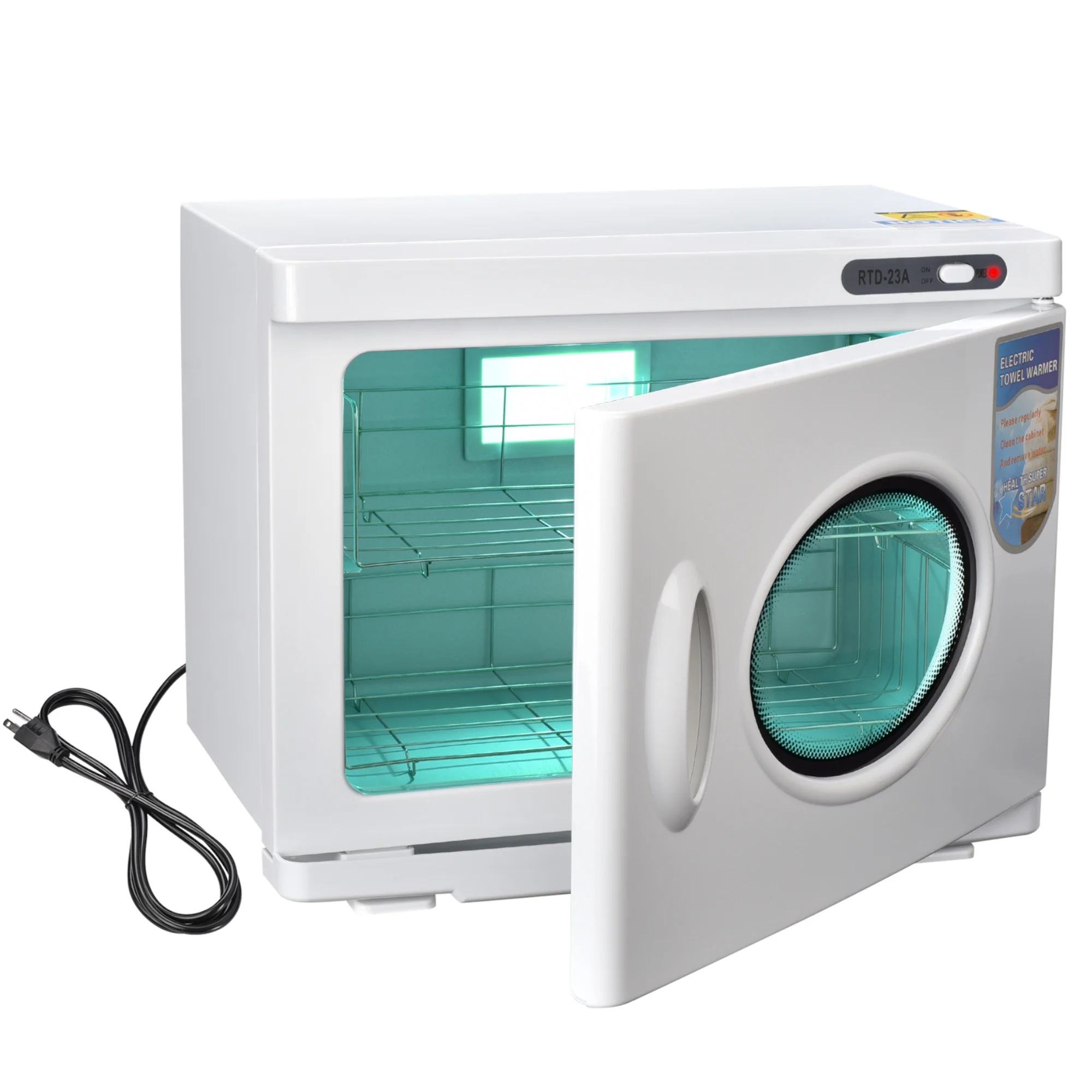 Yescom 26L 2in1 UV Sterilizer 50-60 Towels Warmer Hot Cabinet Spa Salon Heater Manicure Beauty Tool