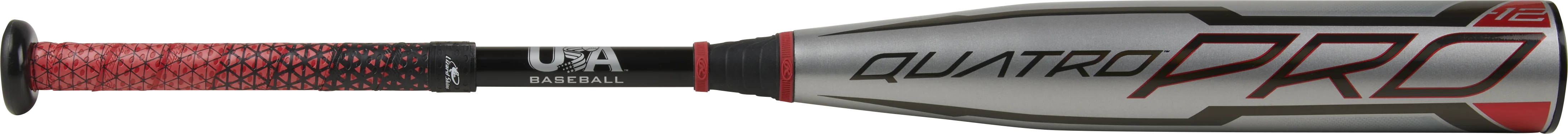 Rawlings 2022 Quatro Pro USA Youth Baseball Bat, 29 inch (-12)