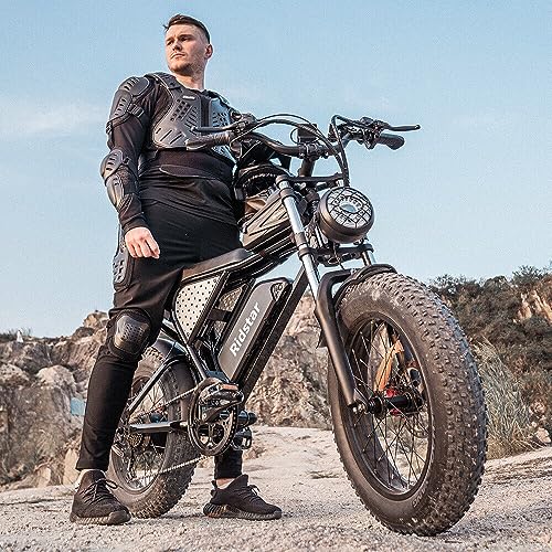 Electric Bike for Adults, 𝟭𝟬𝟬𝟬/𝟭𝟮𝟬𝟬/𝟭𝟱𝟬𝟬/𝟮𝟬𝟬𝟬𝗪,25/30/35MPH Dirt Bike, 48V 15/20AH,52V 40AH Removable Battery, Max 50-180Miles Motorcycle, 20