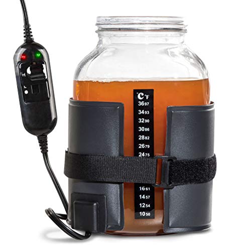 Kombucha Heating Wrap - Fermentation Heater Mat Pad with Temperature Control