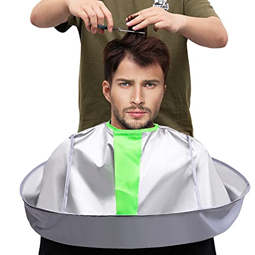 Hair Cutting Capes Umbrella for Adult/Kids, Barber Cape Haircut Cape for Home and Salon Use, Keep Hair Off Clothes and Floor