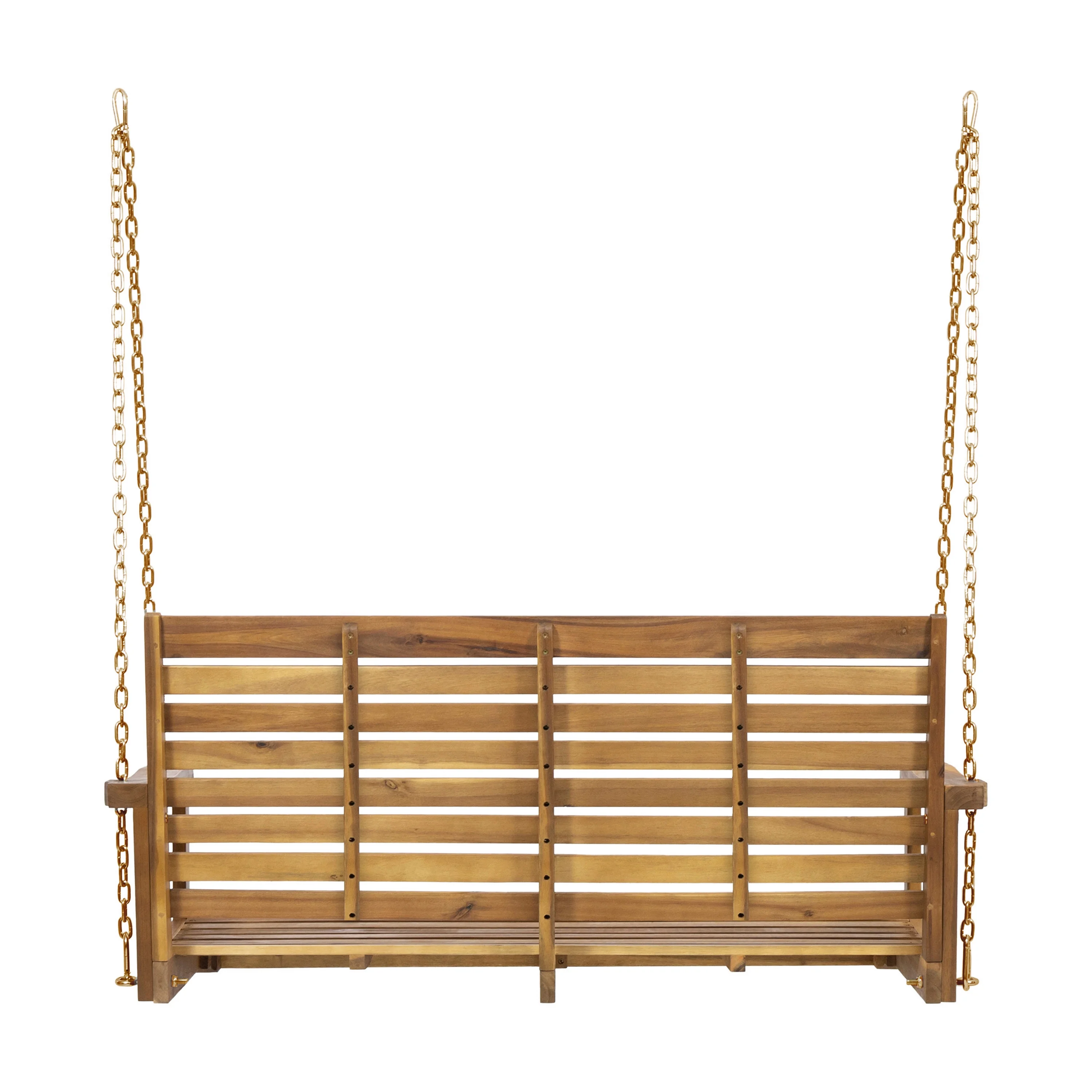 Noble House Tasmania Outdoor Acacia Wood Porch Swing in Teak