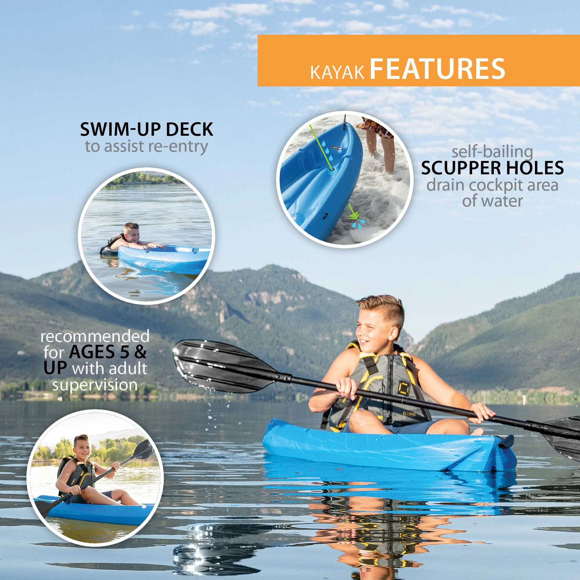 Life Time Lifetime Blue Wave Kayak