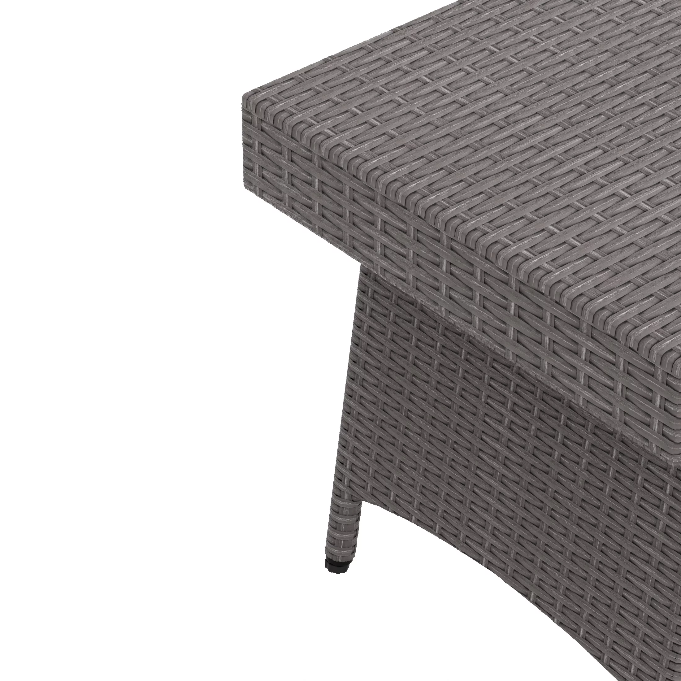 WestinTrends Coastal Outdoor Folding Side Table, 23