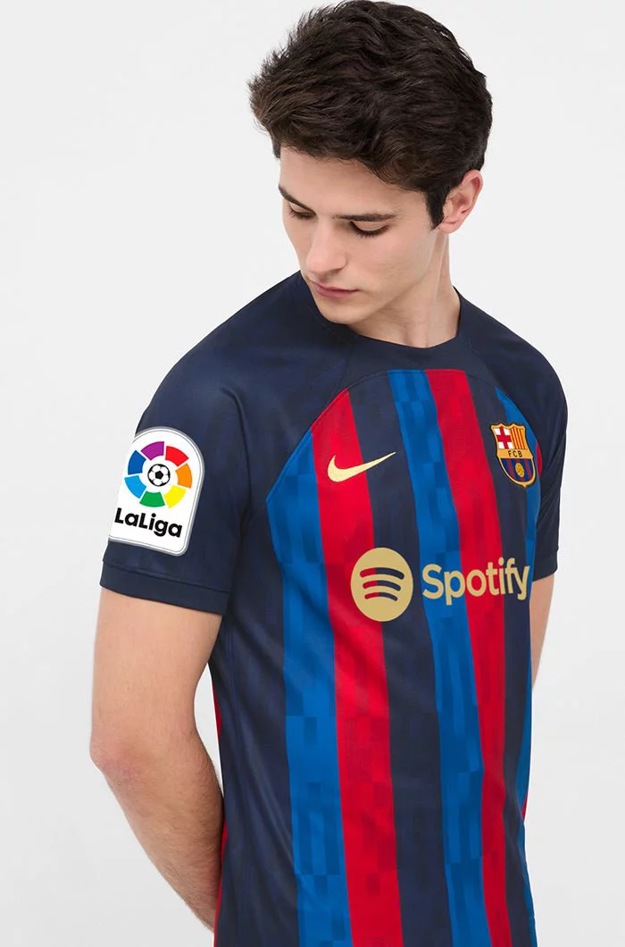 Men's | NIKE FC Authentic Barcelona Futbol Sports Soccer Jersey La Liga Matches in the 22/23 season.