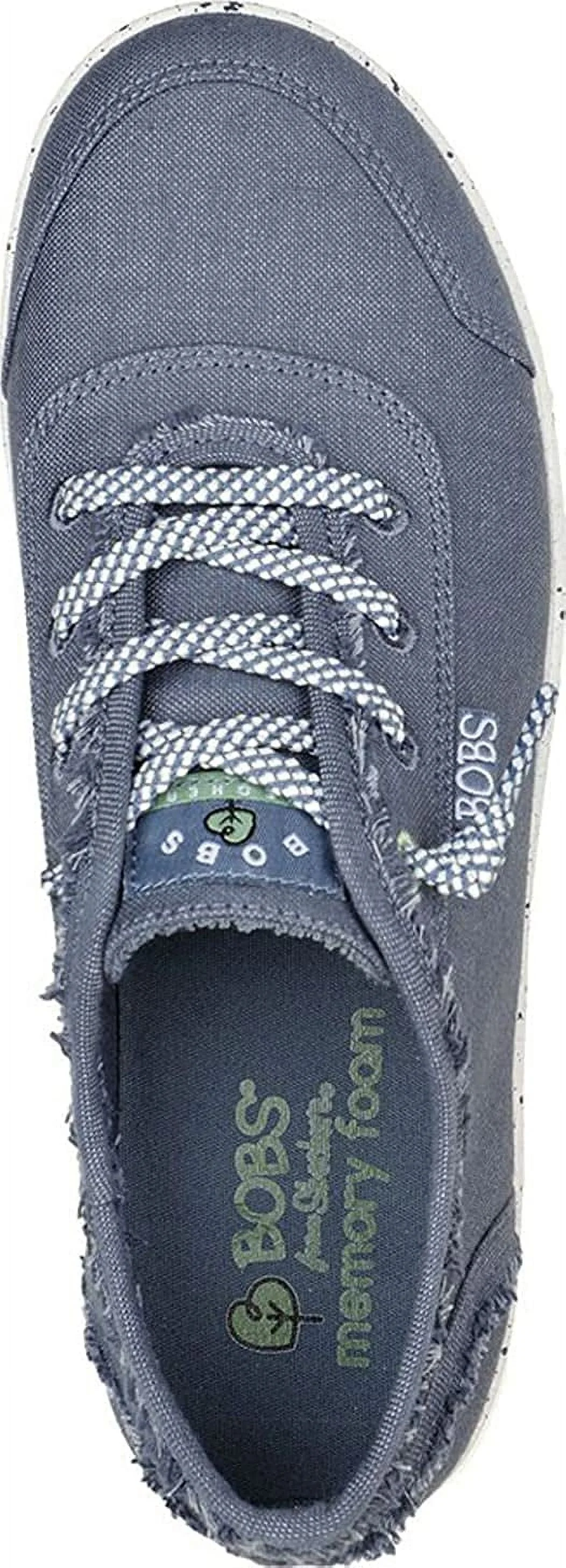 Skechers Bobs B Cute Clean Life OPM Recycled Canvas Faux Slip On Sneaker