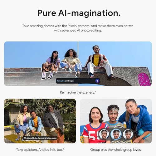 Google Pixel 9 - Unlocked Android Smartphone with Gemini, 24-Hour Battery, Advanced Camera, and 6.3