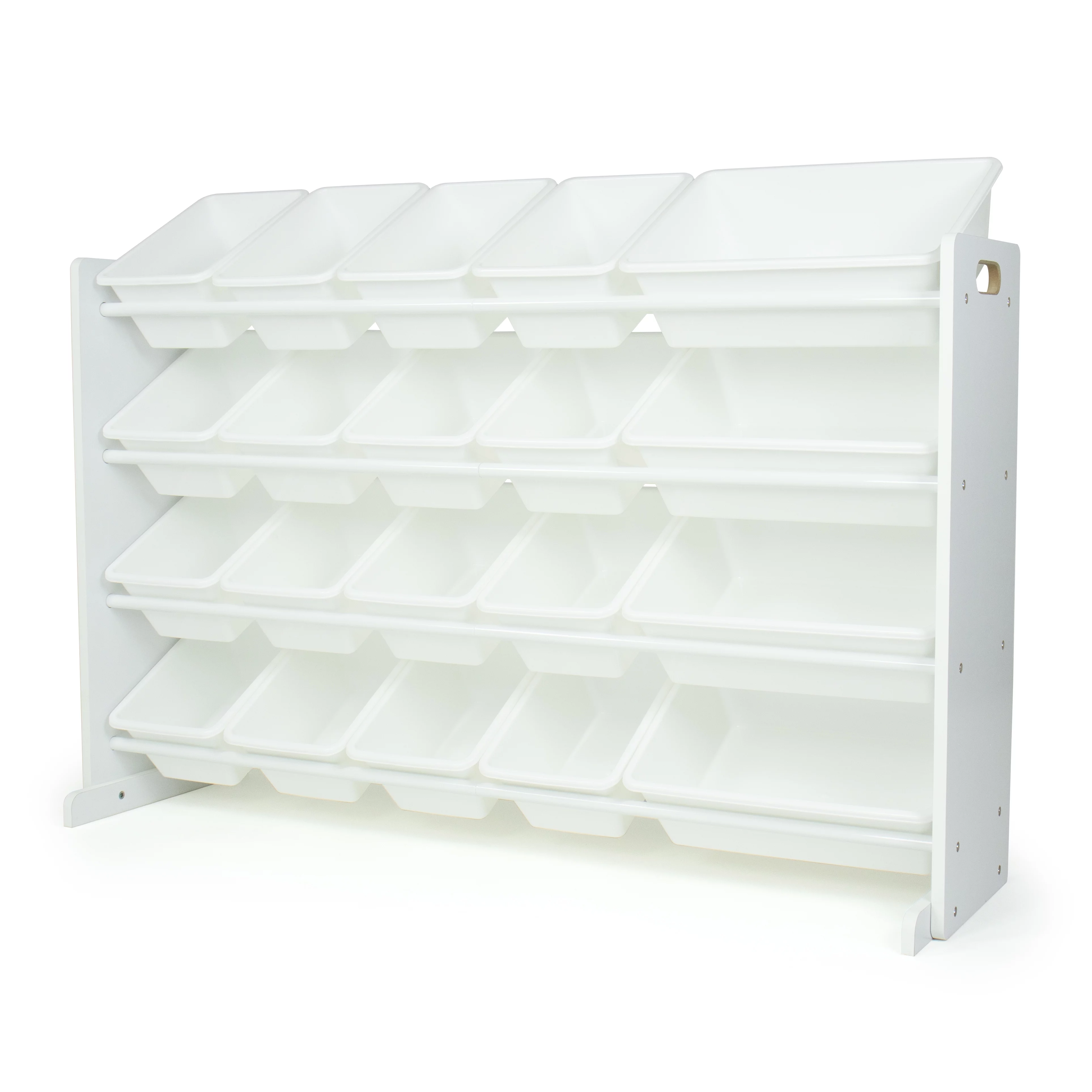 Humble Crew Cambridge Extra Large Toy Storage Organizer with 20 Storage Bins, White