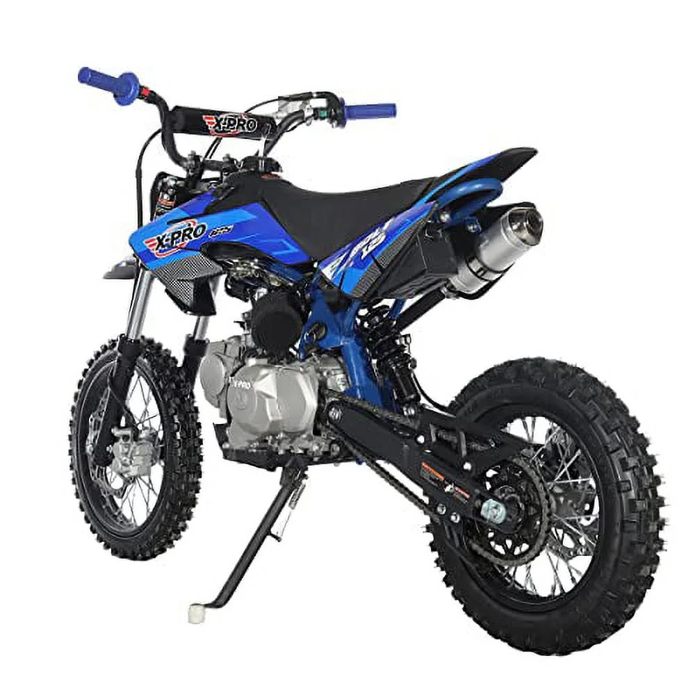 X-Pro Brand New Bolt 125cc Gas Pit Dirt Bike, Automatic Transmission E-Start 14