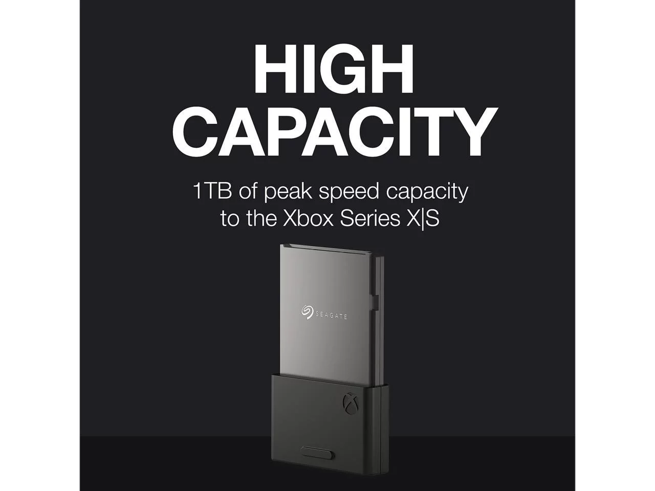 Seagate Storage Expansion Card for Xbox Series X|S 1TB Solid State Drive - NVMe Expansion SSD for Xbox Series X|S (STJR1000400)