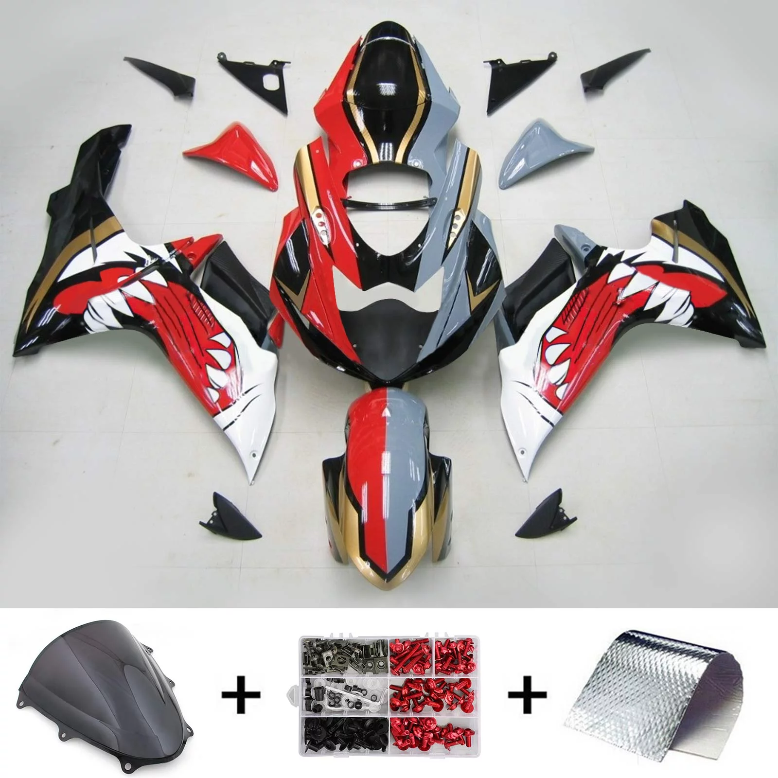 Injection Fairing Kit Bodywork fit For Suzuki GSXR 600/750 2011-2023 K11