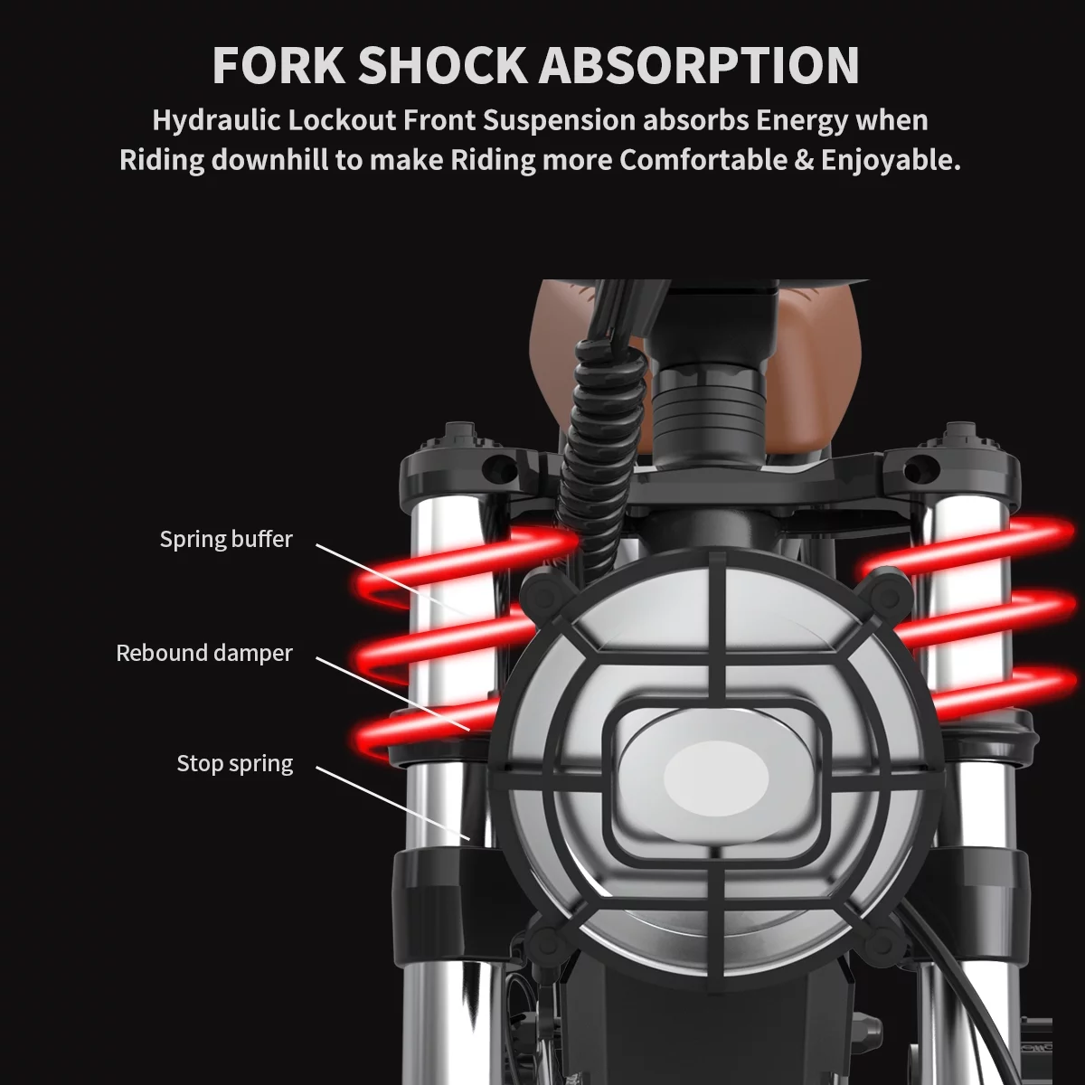 Aostirmotor 750W Full Suspension Commuter Electric Bike Electric Mountain Bicycle for Adults, 20 inch Fat Tire, 7 Speed Gear, 48V 12.5Ah Removable Battery(Black)