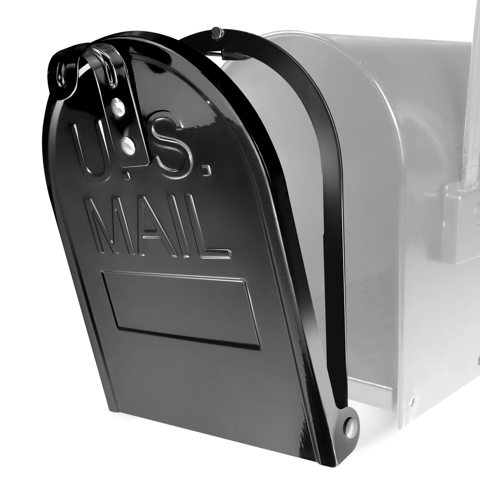 Anley Mailbox Door Replacement 6-1/4 Inch (W) by 8 Inch (H) - Aluminum Mail Box Door Frame with Magnet Closure