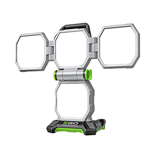 EGO LT1000 56-Volt Lithium-ion Cordless Portable Area Light with Opaque Diffuser, 5 Brightness Settings, Up to 10,000 Lumens, Battery and Charger not Included, Gray