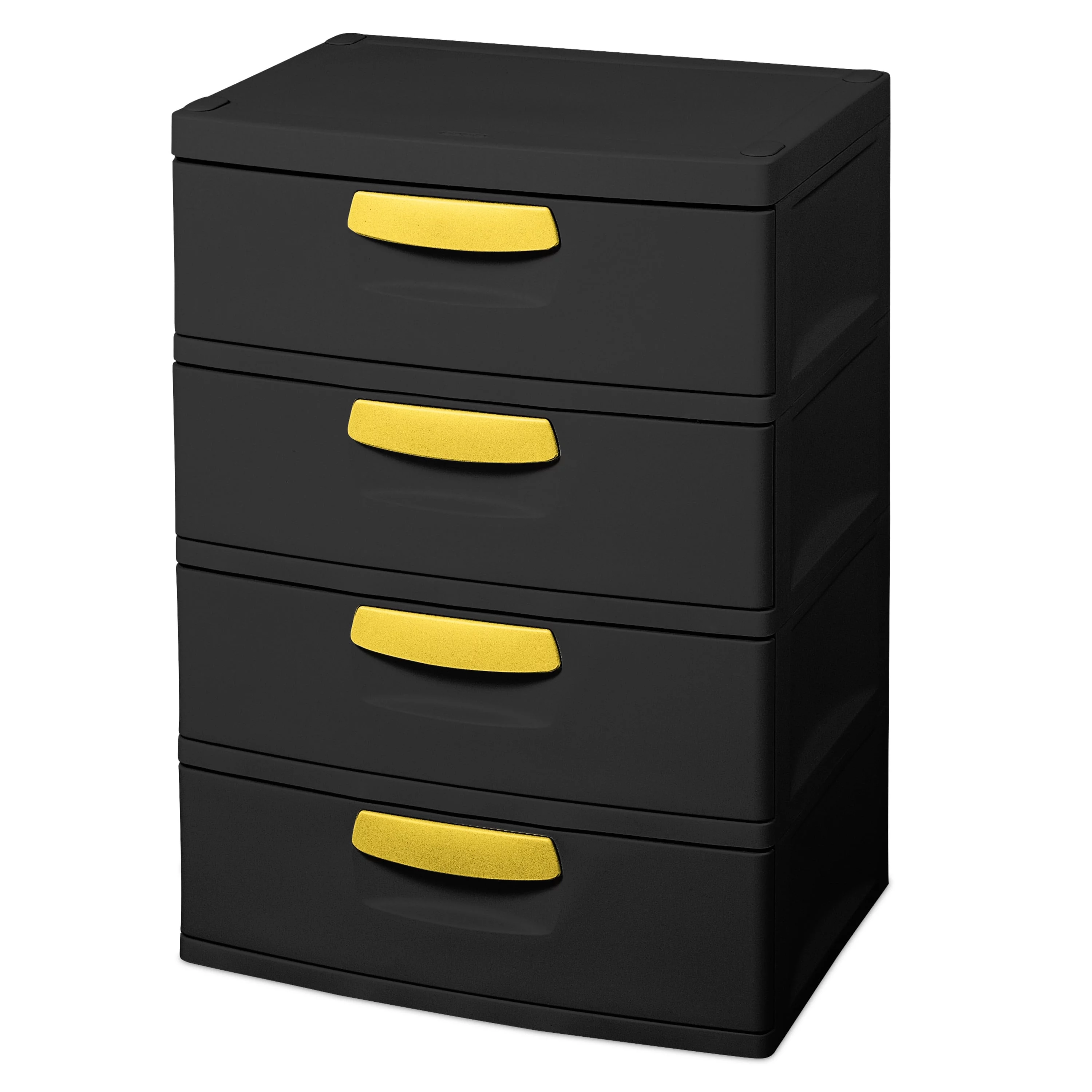 Sterilite 4 Drawer Unit Black
