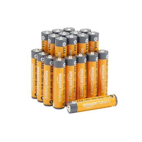 Amazon Basics AAA Alkaline High-Performance Batteries, 1.5 Volt, 10-Year Shelf Life, 36 count (Pack of 1)