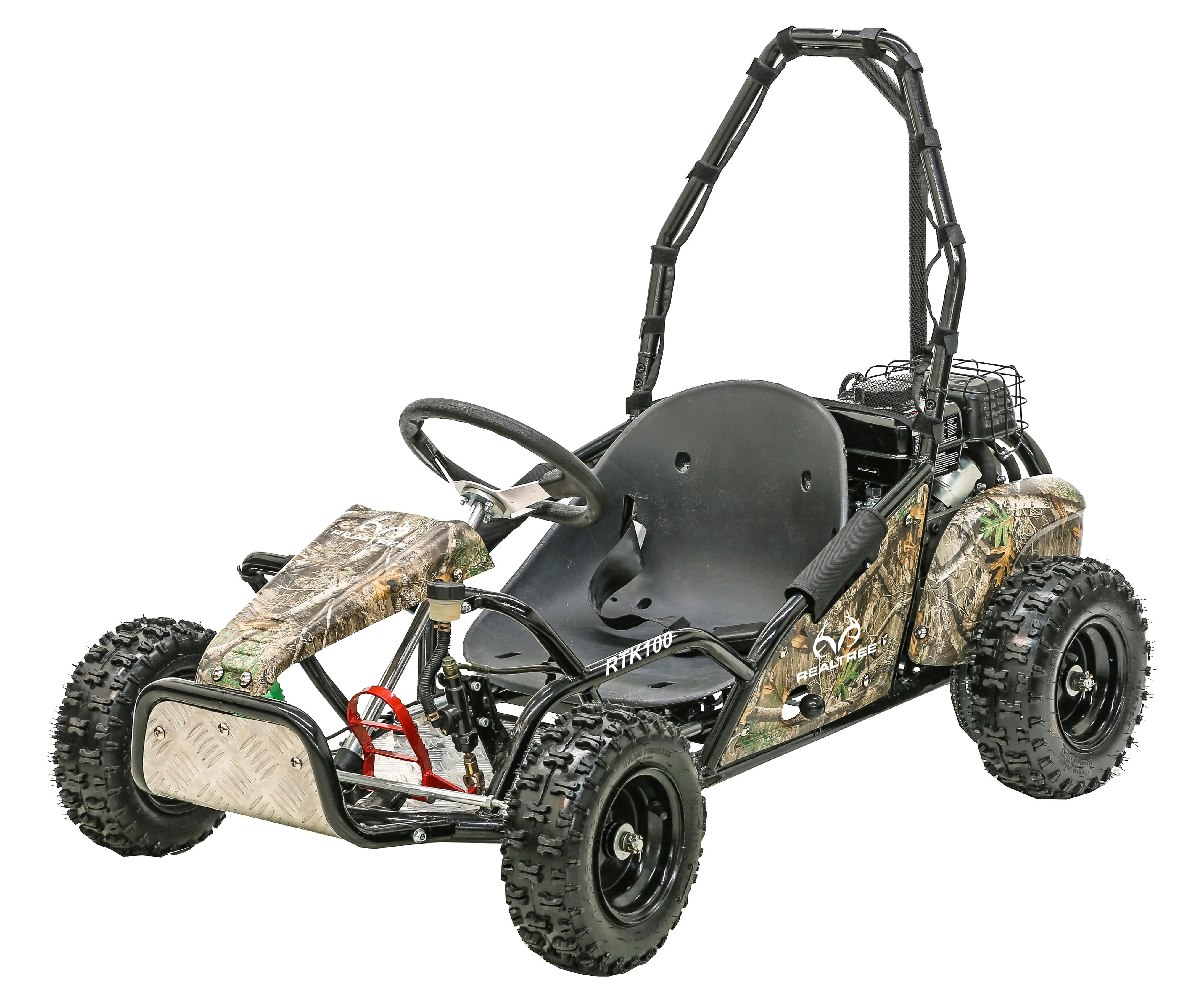 Realtree RTK100 Gas Powered 98cc Camo Power Ride-On Go Kart