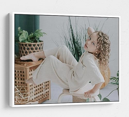 Personalized Custom Canvas Prints: Photo On Canvas (Framed 11X14) Transform Your Photos into Stunning Framed Wall Art Digitally Printed Photo To Canvas Ideal for Home Decor Gifts Keepsakes